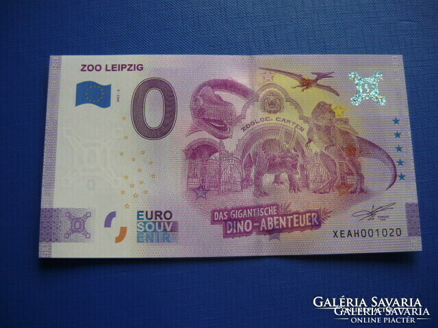 Germany 0 euro 2021 dinosaur! Rare commemorative paper money! Ouch!
