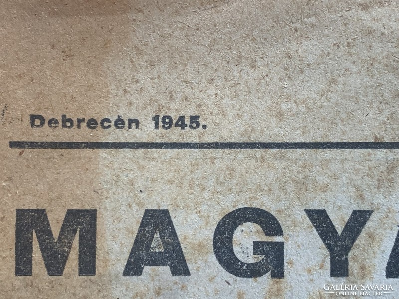 Magyar Közlöny  1945  1.sz.és még 17 db 1945 májusig