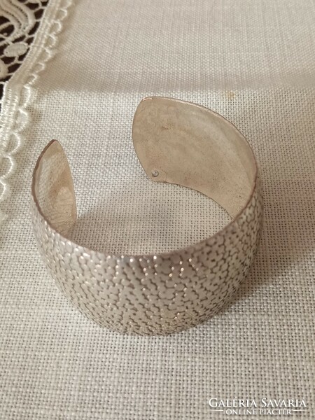 Marked French l'oréal paris bracelet / bangle - silver plated also for Mother's Day!!!