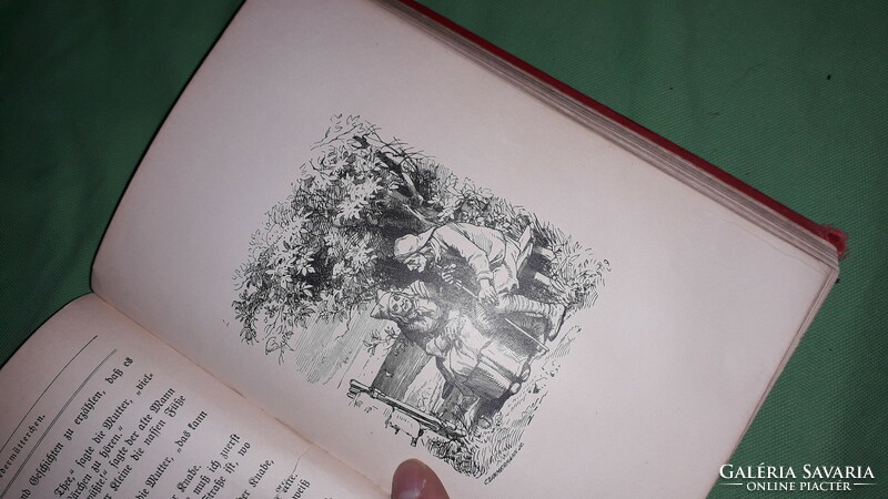 1895.H. C. Andersen's complete fairy tales picture book in German Gothic letters according to the pictures abel& müller