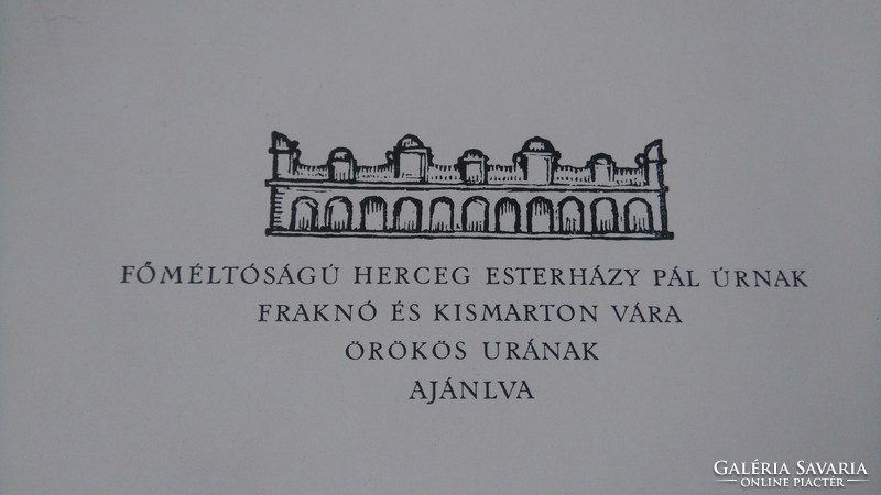 Várjő element-Hungarian castles 1933-Great Hungary! Four languages! Collectors!!!