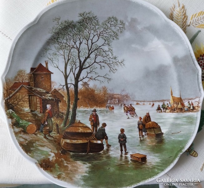 Dutch porcelain decorative plate