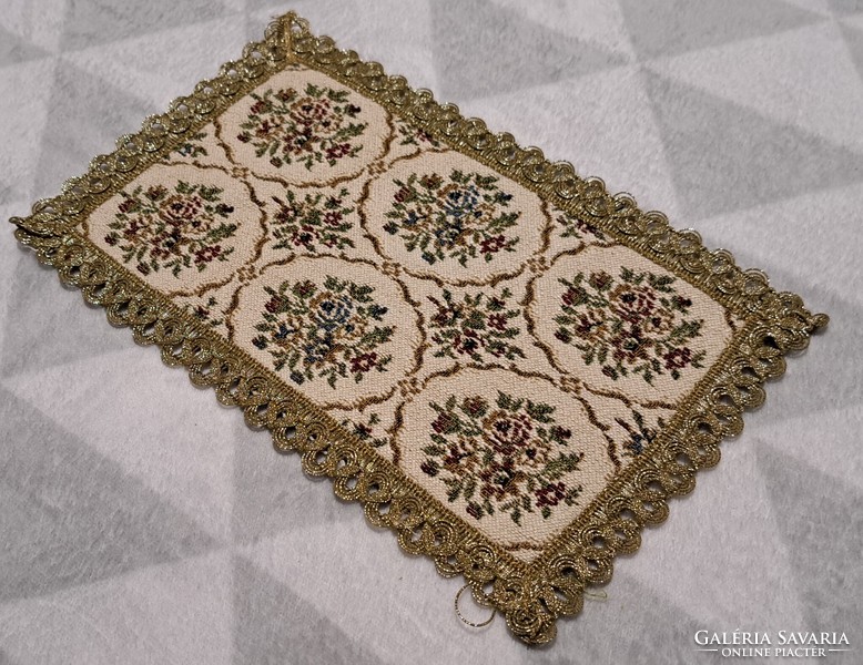 Small tapestry tablecloth for showcase, shelf (m4397)