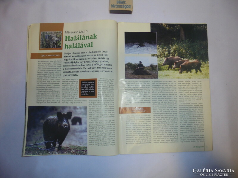 A vadgazda - vadászmagazin 2004 /?/ - régi újság ajándékba, születésnapra