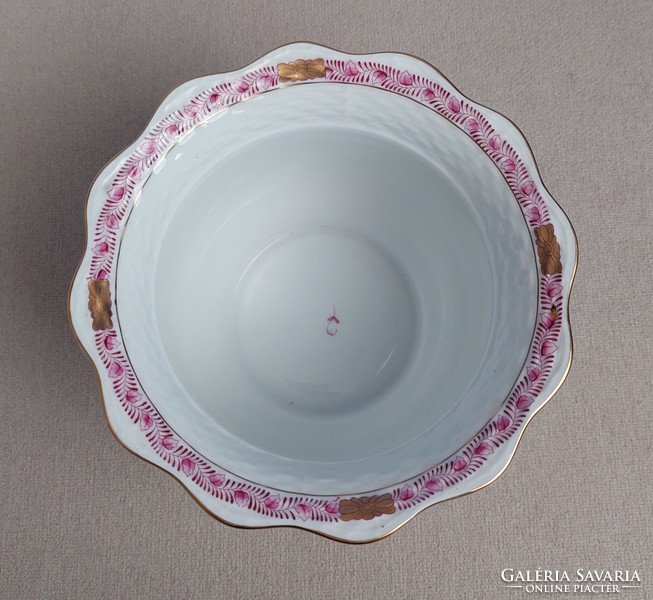 Herend porcelain bowl with Appony pattern in perfect condition