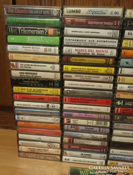 80 foreign original music cassettes in one