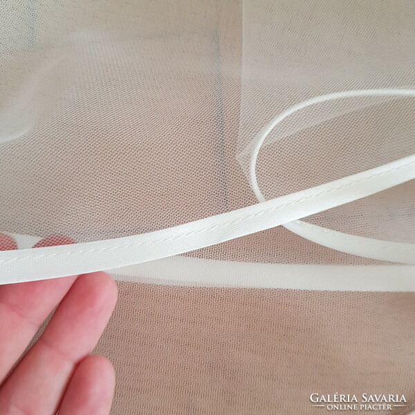 New Handcrafted Satin Edge Hemmed Combless Ecru Bridal Veil (25.2)