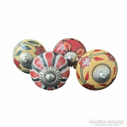 Vintage style porcelain furniture knob set (4 pieces)