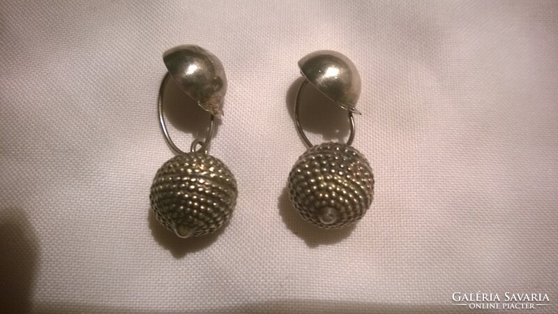 Antique silver earrings, spectacular-special mark, 9.7 G