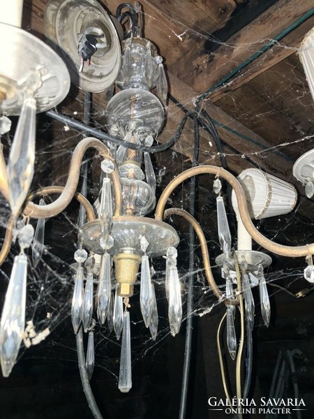 Old chandelier from the attic, 5 burners