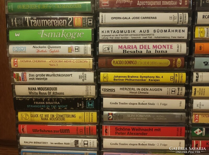 80 foreign original music cassettes in one