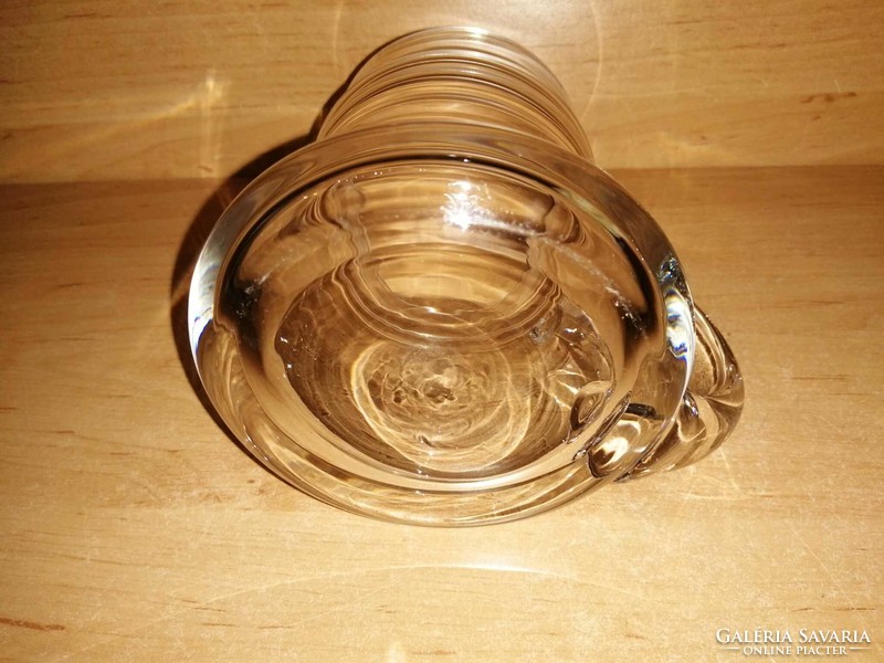 Glass beer mug with a nice shape (10/k)