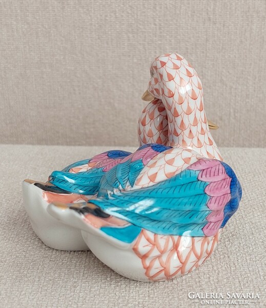 A perfect gift! Herend scaly duck pair vh pattern - in perfect condition!