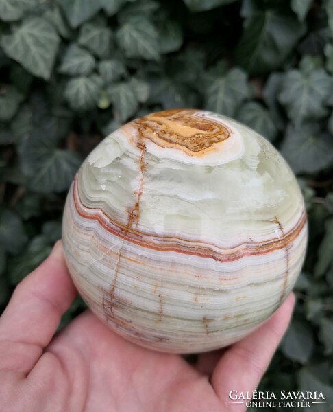 Large onyx amethyst sphere, mineral