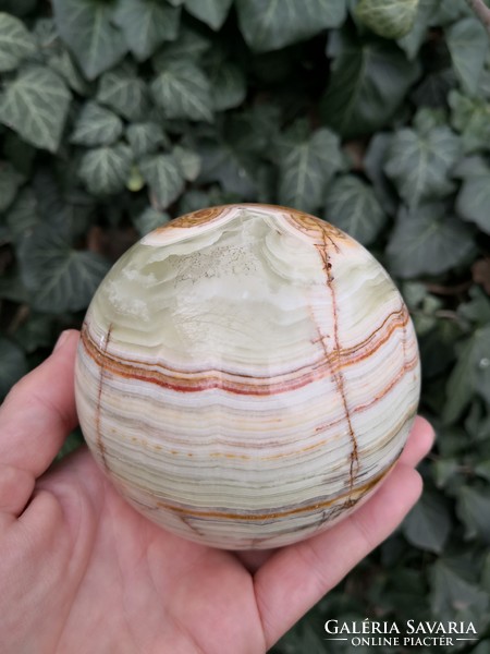 Large onyx amethyst sphere, mineral