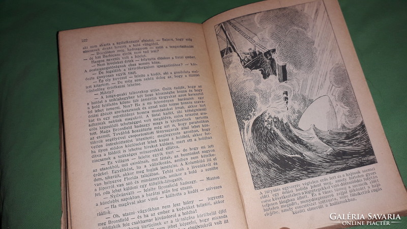 1900.Verne Gyula : Utazás a Holdba/Utazás a Hold körül könyv a képek szerint  Magyar Ker. Közlöny