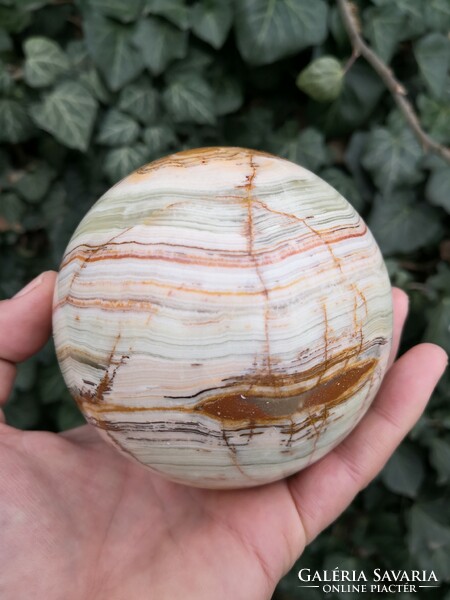 Large onyx amethyst sphere, mineral