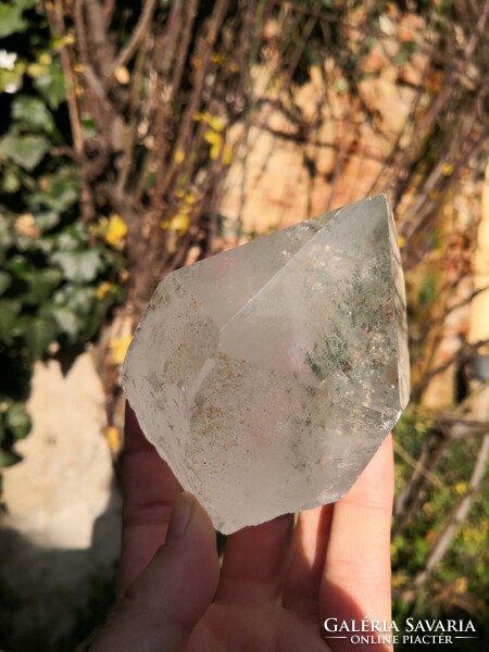Special rock crystal peak, mineral