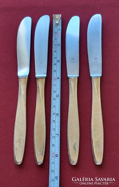 4pcs silver-plated knife with 90 27 marking wmf with stainless steel blade cutlery silver color