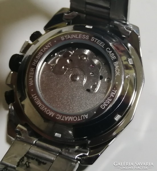 For sale: 1 new forsining automatic full calendar ff. Watch steel case, steel strap!