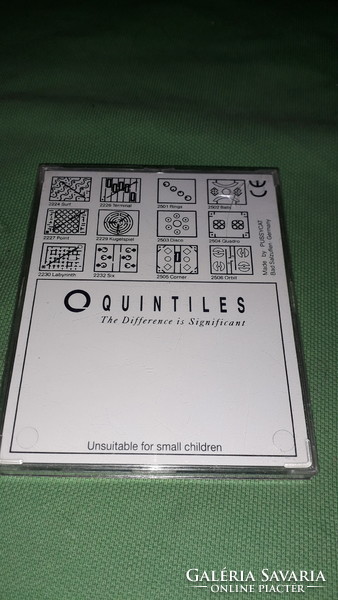 Retro ritka QUINTILES - ORBIT  német golyós ügyességi játék 10 x 10 cm a képek szerint 2