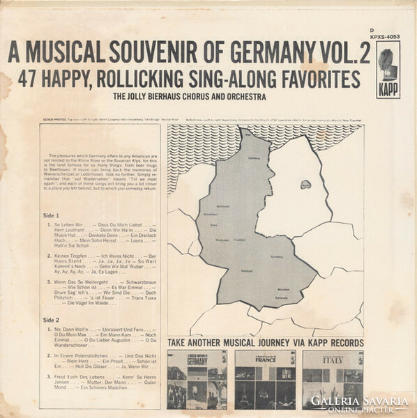 The Jolly Bierhaus Chorus And Orchestra - A Musical Souvenir of Germany Vol. 2 (LP)