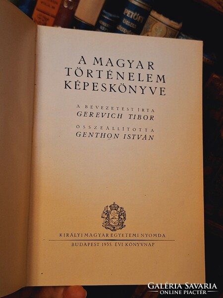 István Genthon-the picture book of Hungarian history 1935 excellent -print-fresh collector's condition!
