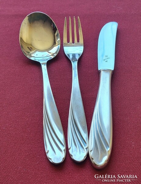 Wmf patent 90 45 silver plated cutlery spoon knife fork silver color