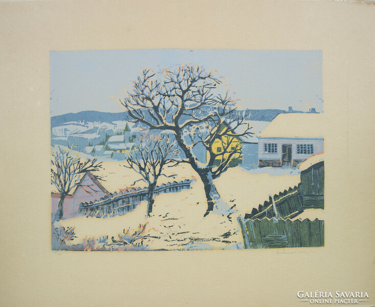 Lajos Mészáros (1925 - 1971) - winter