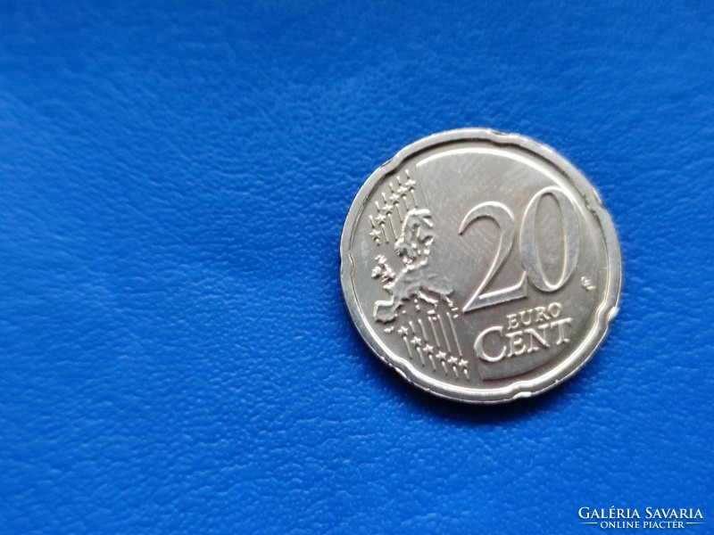 Slovenia 20 euro cent 2008 ! Horse! Ouch! Rare!