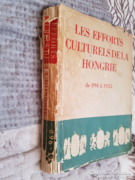 Les efforts culturels de la hongrie de 896 à 1935 (history of hungary 896-1935) rarity