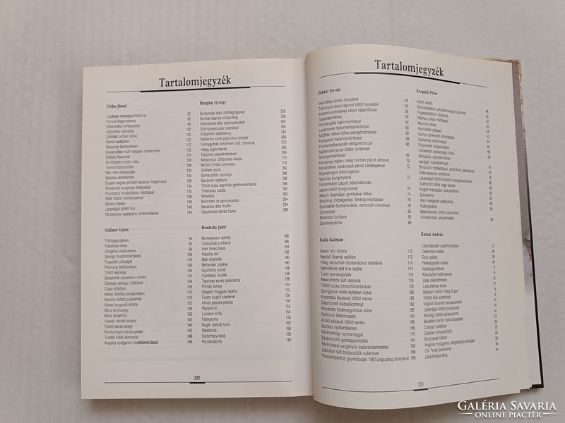 A 'la carte Budapest - cookbook