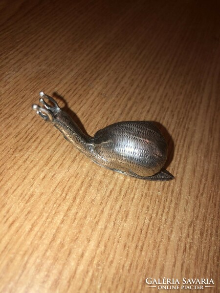 Silver miniature snail