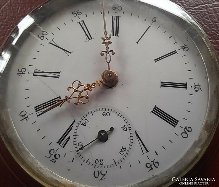 Silver pocket watch. Kn 50mm. There is mail!