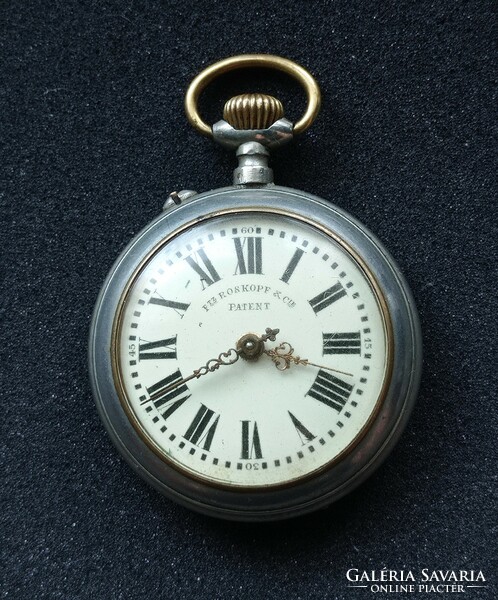 Fritz roskopf & cie patent pocket watch from the early 1900s