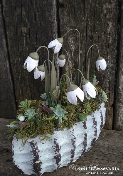 Snowflower table decoration