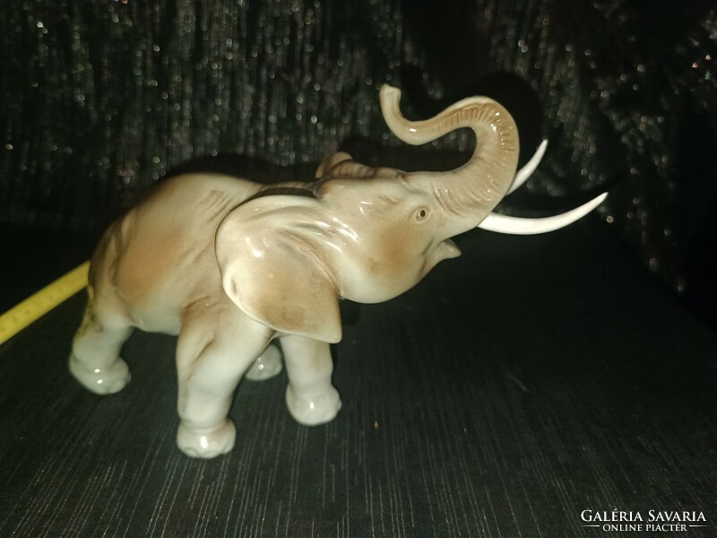 Royal dux porcelain elephant