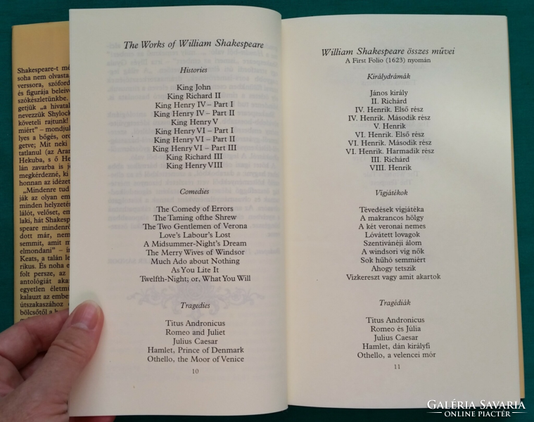 William Shakespeare: Kétnyelvű Shakespeare-breviárium> Bölcsességek, aforizmák	,Magyar - Angol