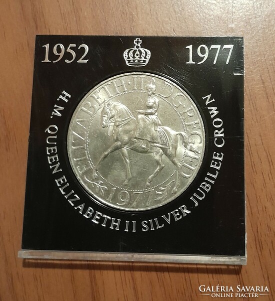 Anglia II. Erzsébet királynő uralkodásának 25 éves "ezüst" jubileuma 25 Új Penny (1977)