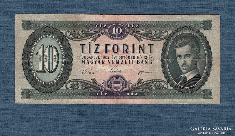 10 Forint 1962  F