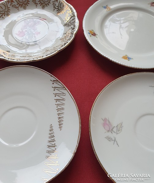 6 Winterling Röslau Marktleuthen Alka Kunst Bavaria Schwarzenhammer német porcelán csészealj csomag