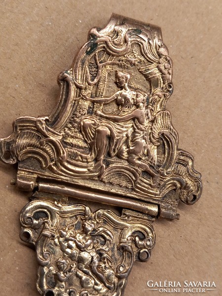 Antik barokk rokokó stílusú fém bútorveret veret
