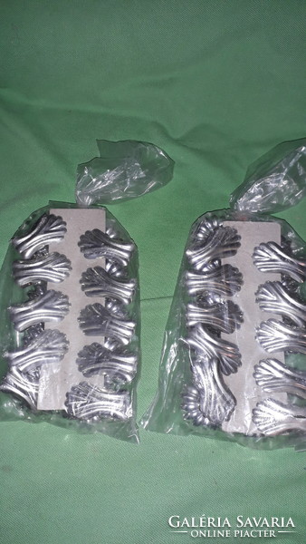 It will be Christmas this year too! Old sheet metal Christmas candle holders for unopened package as shown in pictures