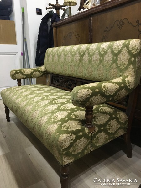 Antique two-seater sofa