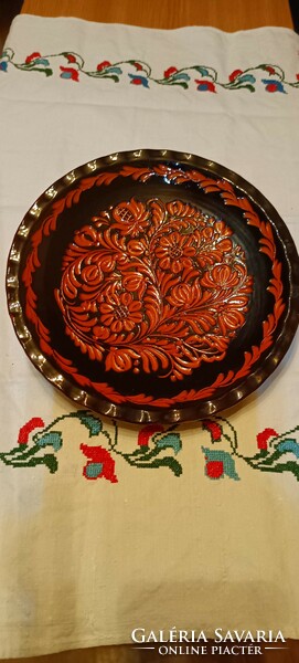 Special folk art wall plate