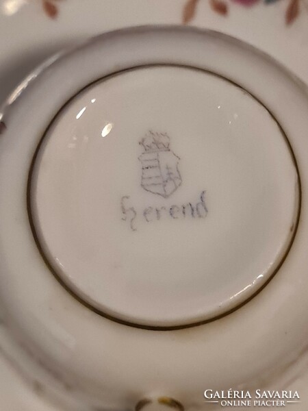 Antique old Herend coffee cup with bottom