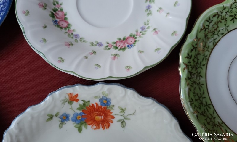 Schumann Händel Bavaria Nikko német japán porcelán csészealj csomag