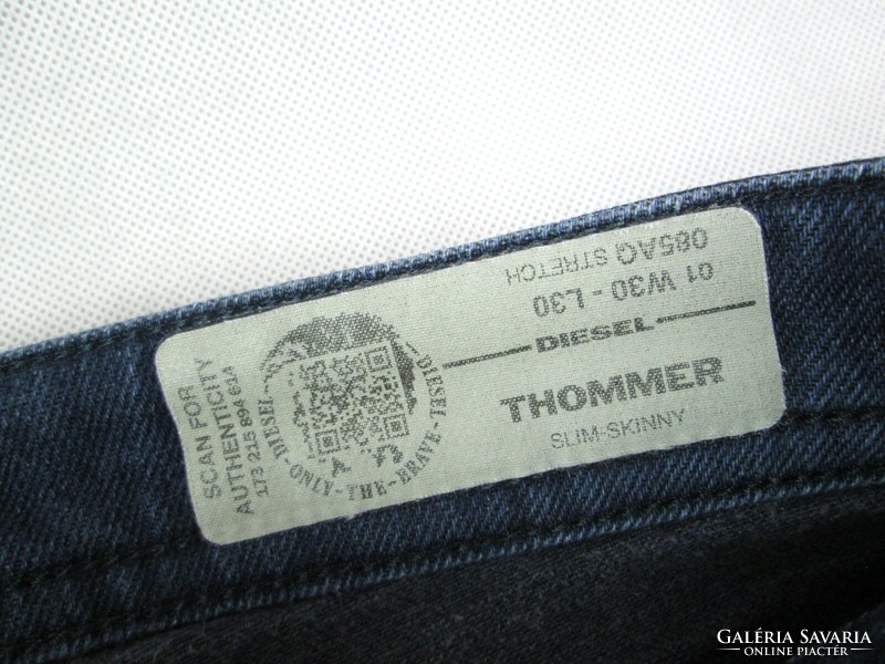 Original diesel thommer slim skinny (w30 / l30) men's slightly elastic jeans
