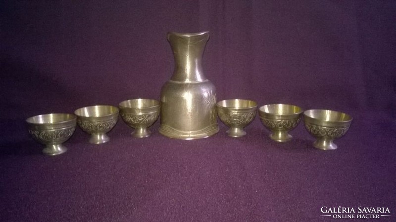 Copper drinking set