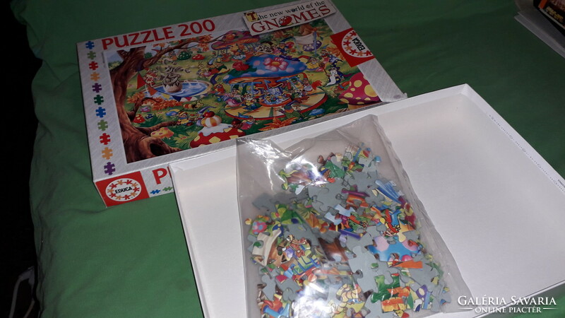 Retro EDUCA  - Puzzle Gnomes 200 darabos a képek szerint